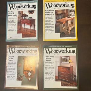 2010 Bundle of 4 Popular Woodworking Magazine